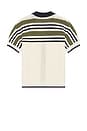 view 2 of 4 Striped Short Sleeve Buttondown Shirt in Ivory Multi