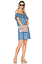 view 1 of 3 ROBE ÉPAULES DÉNUDÉES SANTA CRUZ in Denim