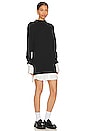 view 2 of 3 Sutton Sweater Shirting Dress in Black