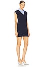 view 2 of 4 Sleeveless Twofer Dress in Navy