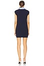 view 3 of 4 Sleeveless Twofer Dress in Navy