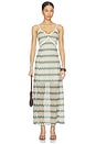 view 1 of 4 VESTIDO CELINE in Neutral Multi