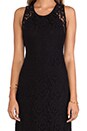 view 5 of 6 Belize Dress in Black/Black in Black & Black