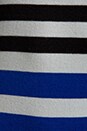 view 6 of 6 Casper Long Sleeve Striped Body Con en Cobalt/White/Black in Cobalt & White & Black