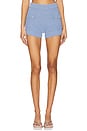 view 1 of 6 Seed Stitch Shorts in Blue