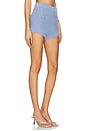 view 2 of 6 Seed Stitch Shorts in Blue