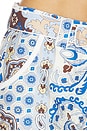 view 6 of 6 SHORTS CON CINTURÓN INEZ in Blue Multi