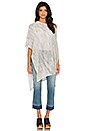 view 1 of 3 Oahu Off Shoulder Poncho in Grey