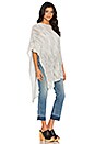 view 2 of 3 Oahu Off Shoulder Poncho in Grey