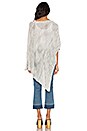 view 3 of 3 Oahu Off Shoulder Poncho in Grey