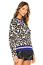 view 2 of 4 Leopard Lurex Crew in Natural