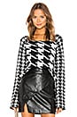 view 1 of 4 Middleberry Cropped Sweater in Houndstooth