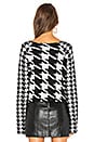 view 3 of 4 Middleberry Cropped Sweater in Houndstooth