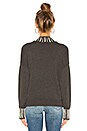 view 3 of 5 Zinfandel Pearl Mock Neck Sweater in Charcoal