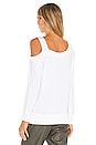 view 3 of 4 X REVOLVE Liberty One Shoulder Sweater in White