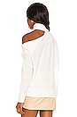 view 3 of 4 Knightley Cut Out Sweater in Ivory
