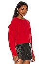 view 2 of 4 Myles Cable Sweater in Red