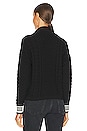 view 4 of 5 Eddie Varsity Dickie Cardigan in Black