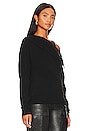 view 2 of 5 Yvonne Cold Shoulder Sweater in Black