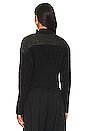 view 3 of 4 Khloe Cable Turtleneck Sweater in Black