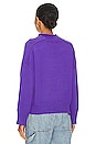 view 3 of 4 Remi Roll Neck Sweater in Purple