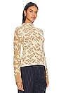 view 2 of 4 Lola Animal Turtleneck Sweater in Camel