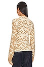 view 3 of 4 Lola Animal Turtleneck Sweater in Camel