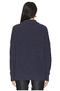 view 3 of 4 Millie Oversized Sweater Polo in Navy