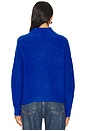 view 3 of 4 Hugo Cable Turtleneck in Cobalt