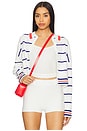 view 2 of 5 Nautical Stripe Polo in Ivory Multi