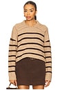 view 1 of 4 Rayna Oversized Collar Sweater in Brown