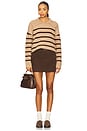 view 4 of 4 Rayna Oversized Collar Sweater in Brown