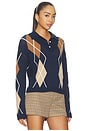 view 2 of 4 Astrid Argyle Twofer in Navy Combo