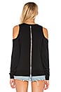 view 4 of 6 Los Feliz Cold Shoulder Sweatshirt in Black