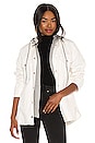view 2 of 6 Maia Denim Shacket in White