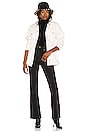 view 6 of 6 Maia Denim Shacket in White