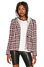 view 1 of 5 Coco Plaid Blazer in Red Plaid