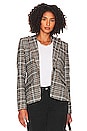 view 3 of 6 Bradley Plaid Dickie Blazer in Black