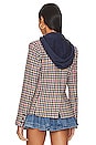 view 5 of 7 Lucia Multi Houndstooth Jacket in Pink Multi