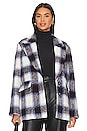 view 1 of 5 Finley Plaid Jacket in Ivory Plaid