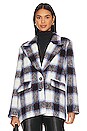view 2 of 5 Finley Plaid Jacket in Ivory Plaid
