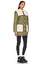 view 3 of 4 Asher Sherpa Quilted Puffer in Olive