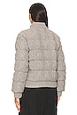 view 4 of 5 Aubrey Cable Puffer Jacket in Light Heather Grey