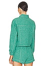 view 4 of 5 Sammie Cropped Jacket in Green