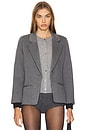 view 3 of 6 Avalon Ponte Dickie Blazer With Cuffs in Grey