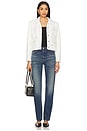 view 5 of 5 Ponte Suiting Blazer in White