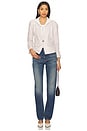 view 4 of 5 Alina Striped Blazer With Dickey in Khaki