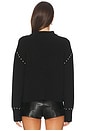 view 3 of 5 Jay Studded Sweater Jacket in Black
