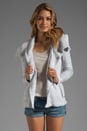 view 2 of 5 Chesapeake Biker Jacket en Grey/White in Grey & White