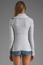 view 3 of 5 Chesapeake Biker Jacket en Grey/White in Grey & White